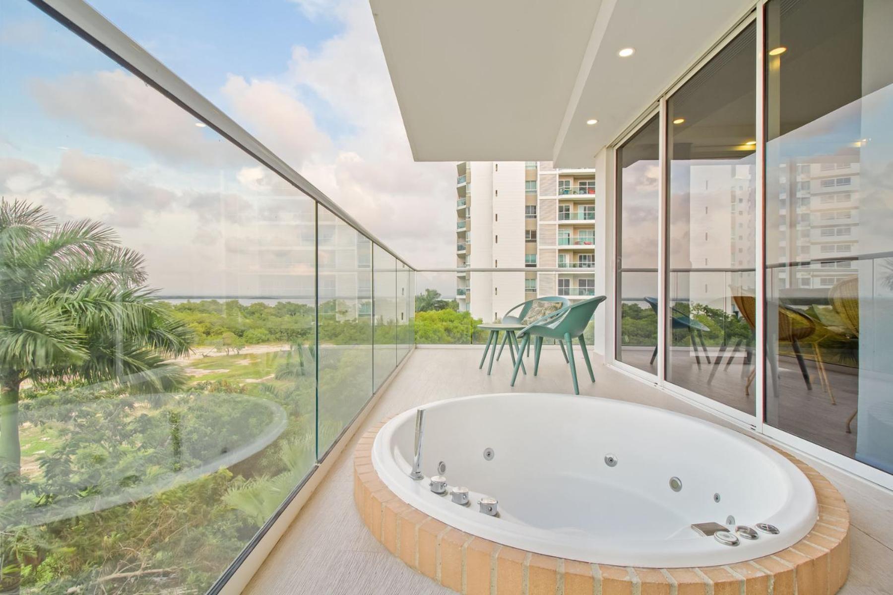 Martinique Cartagena - Apartamentos A Corta Caminata De Playa Azul Екстериор снимка